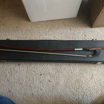 Upright Bass Bow 3/4 C.R. Chagas - Permambuco Circa 2001 image 9