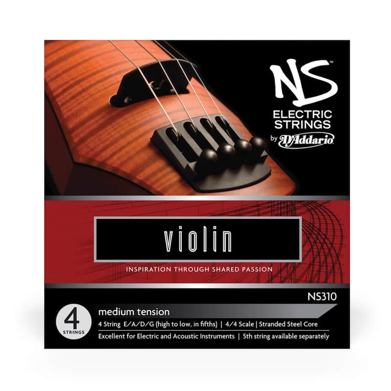 Daddario NS310 NS Electric Violin Strings Ball End