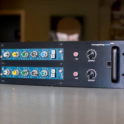 Calrec PQ 1161 Mic Pre-amp and EQ pair, racked mid-70's image 1