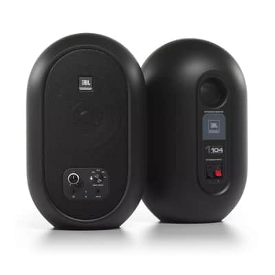 JBL 104-BT Compact Desktop Reference Bluetooth Monitors Bundle with Cables image 5