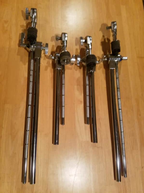 (*Rare to Find*) Vintage Lot of Tama (LeverLock) Matching Boom Arms with Ratchet Arms - 2 Long & 2 Short - *Very Clean* image 1