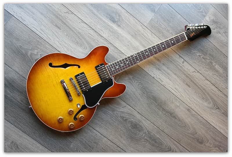 Gibson Custom Shop CS-336 Figured w/Non-Reverse Firebird Neck LIMITED EDITION Sunburst image 1
