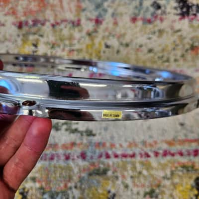 Slingerland Stick Saver 12" 6-Lug Hoop Rack Tom Chrome - New Old Stock image 3
