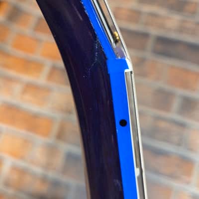 Gibson 2024 Custom Shop Les Paul Custom Blue Widow w/ OHSC - Small Headstock Repair image 16