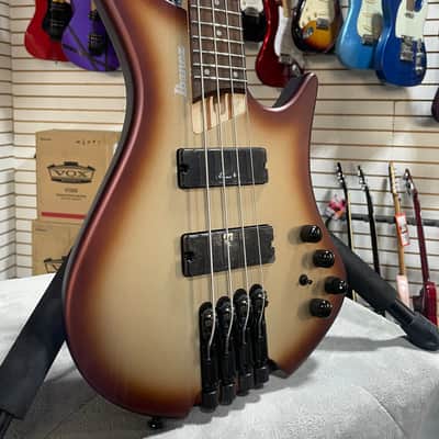 Ibanez Bass Workshop EHB600 Electric Bass Guitar - Charred Champagne Burst Matte & PLEK*D #358 image 1
