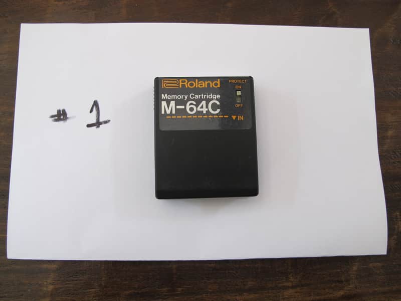 Roland M-64C Memory Cartridge for Alpha Juno 2, JX-3P, JX-8P, JX-10, MKS Series and TR Series image 1