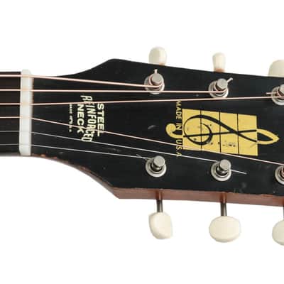 Harmony H-165 Acoustic Guitar 1960s with Sunrise Pickup image 4