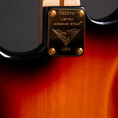 2007 Fender Custom Shop Masterbuilt Yuriy Shishkov Stratocaster Ukrainian Strat Aged Cherry Burst 1 Of 10 Limited Edition RARE collector image 14
