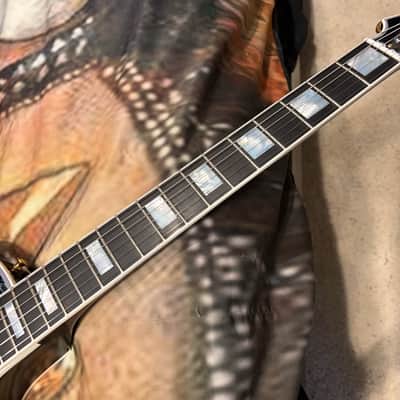 QUILT 👵! 2025 Gibson Custom Shop Les Paul Custom 7A Quilt Top M2M Made To Measure Northen Lights Ebony Fretboard Special Order Figured F Q 5A 7A 1960 V2 Neck Nordic Blue Blueberry Cobalt Trans Aqua Custombucker Pickups Gold Hardware Full Gloss image 12