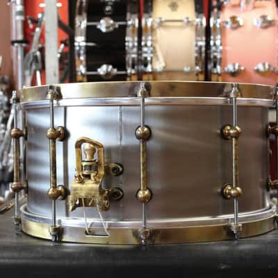Ebenor Percussion 7x14 Heavy Feather Aluminum Snare Drum image 4