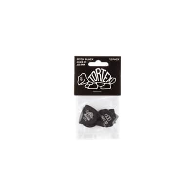Dunlop Tortex Pitch Jazz Picks 0,60 12-Pack, black - Set of Picks image 4
