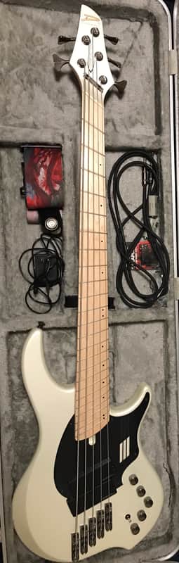 5 string Dingwall Combustion -  "Nolly" Getgood NG-2 - Ducati Matte White - 2018 Model image 1