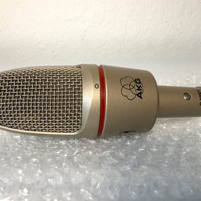 AKG C3000B Large Diaphragm Cardioid Condenser Microphone 2000s - Champagne image 4