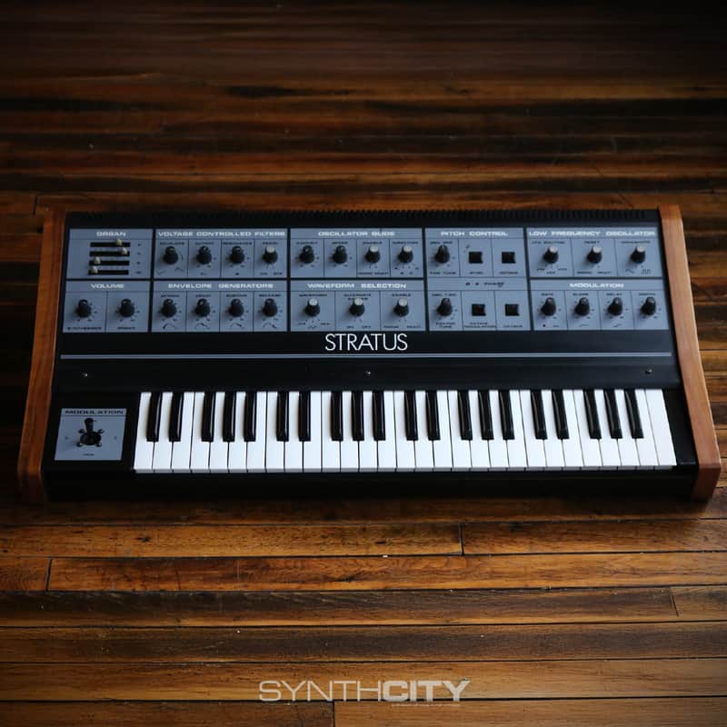 1982 Crumar Stratus 6-Voice Analog Polysynth (CEM) w/ Case 220VAC (Serviced) image 1