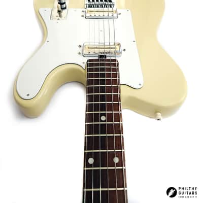 Hofner 175 II Tele e-guitar from 1972 in aged white (Restored, Vintage, Höfner) image 8
