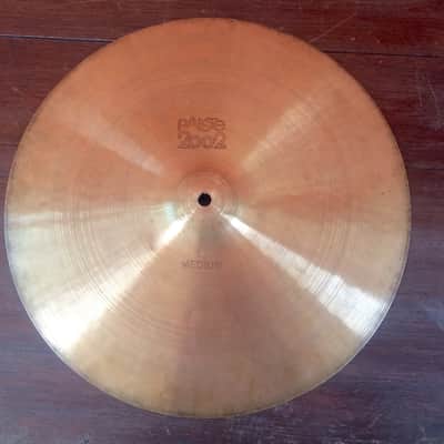 Paiste 16" 2002 "Black Label" Medium Cymbal 1971 - 1980