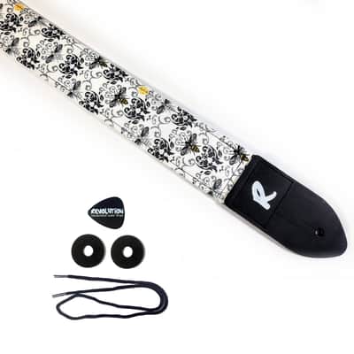Honey Bee Guitar Strap - Bee Guitar Strap - Bees  Guitar Strap -Double Padded for Comfort - Univers image 1