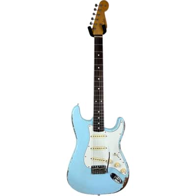 Fender MJT 62 Reissue Stratocaster - Sonic Blue - Heavy Relic image 3