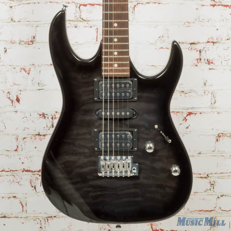 Ibanez GIO Series GRX70QA - Transparent Black Sunburst image 1