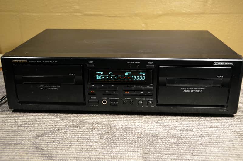 Vintage Onkyo TA-RW411 Dual Stereo Cassette Deck image 1