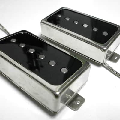 Humbucker Size Hybrid Pickups SET Strat Tone Alnico 5 ROD Magnets Like Fender Stratocaster PAF Q image 3