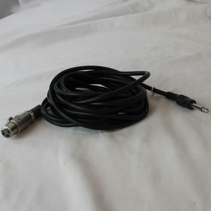 Italian Instrument Cable Mono 1/4" Male to 3 Pin XLR Female image 1