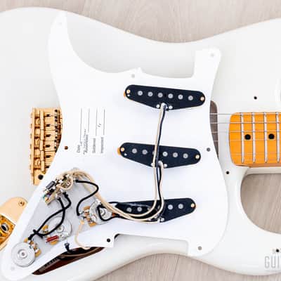 2007 Fender American Vintage 1957 Commemorative Mary Kaye Stratocaster Blonde w/ Case, Hangtags image 18