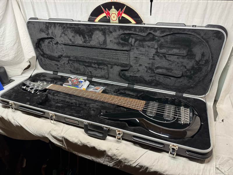 Ernie Ball Music Man Bongo 6 HH 6-string Bass with Case 2014 - Black image 1