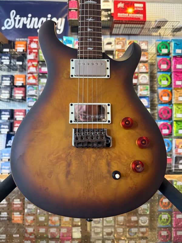 PRS SE DGT David Grissom Tremolo Signature Laurel Burl Limited Edition  - McCarty Tobacco Burst image 1