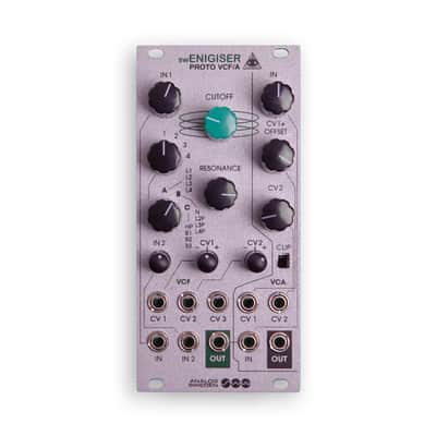 Analog Sweden SWEnigiser Proto VCFA Eurorack Filter Module (Silver) image 1