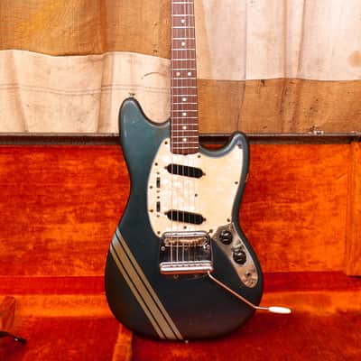 Fender Competition Mustang 1972 - Burgundy Blue image 1