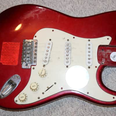 2007 Fender Squier Stratocaster Loaded Body - Natural Relic - For Restoration - No Tariffs image 1