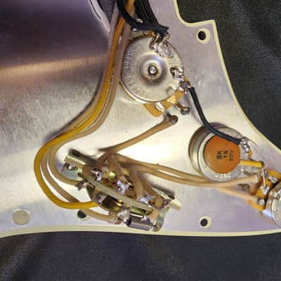 Fender Custom Shop Handwound late 60's Strat Pre-wired pickguard (2018) - Pickups: Grey Bottoms / Pickguard: Light Mint Green image 6