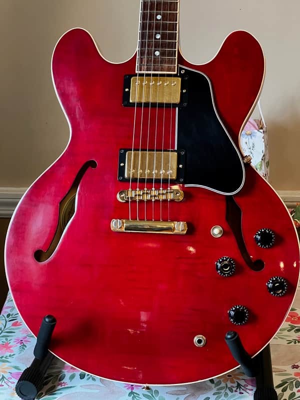 ギター Gibson ES-335 Dot Figured w/ Bigsby Gibson ES-335 Dot Figured 1991 - 2014 | Reverb