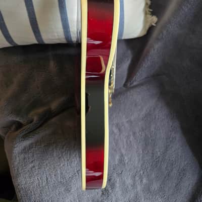 Ibanez AM93-TRS Artcore Expressionist 2013 - 2015 - Transparent Red Sunburst image 3