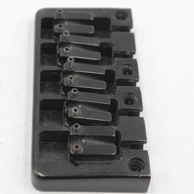 OEM Ibanez B105 5-String Bass Bridge - Cosmo Black, Dual-Load (Soundgear SR305 / BTB / Ergodyne) image 7
