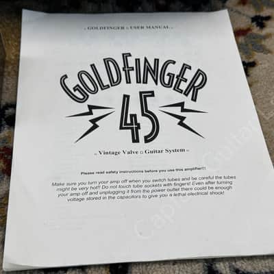 Immagine 2010 Bogner - Goldfinger 45 Head - New Tubes - ID 5875 - 10