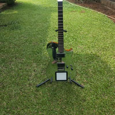 Handmade Custom Matt Bellamy Muse M1d1 Mirror Manson Guitar Replica preloaded W/ X Y Midi pad and Veyz Sustainer 3 mode sustainer features | Free Name Decal On Headstock | DHL Express Included | image 9