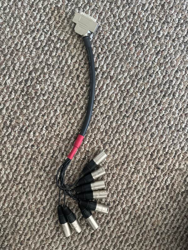 Mogami DB25 - Male XLR 2013 - Black image 1