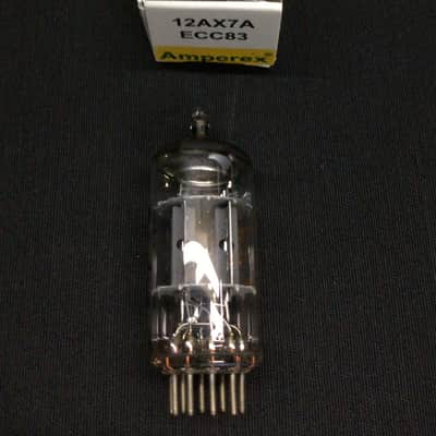 AMPEREX Holland ECC83 12AX7 Vintage Audio Vacuum Tube TESTED STRONG 9.9518 image 2