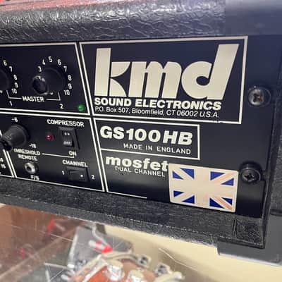 kmd Sound Electronics GS100HB Bass Guitar Amp Head 100W image 2
