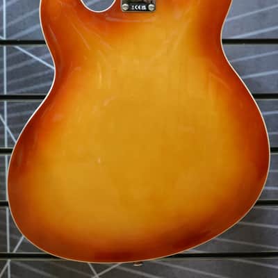 Fender Squier Affinity Series Starcaster Deluxe Electric Guitar, Sienna Sunburst image 2