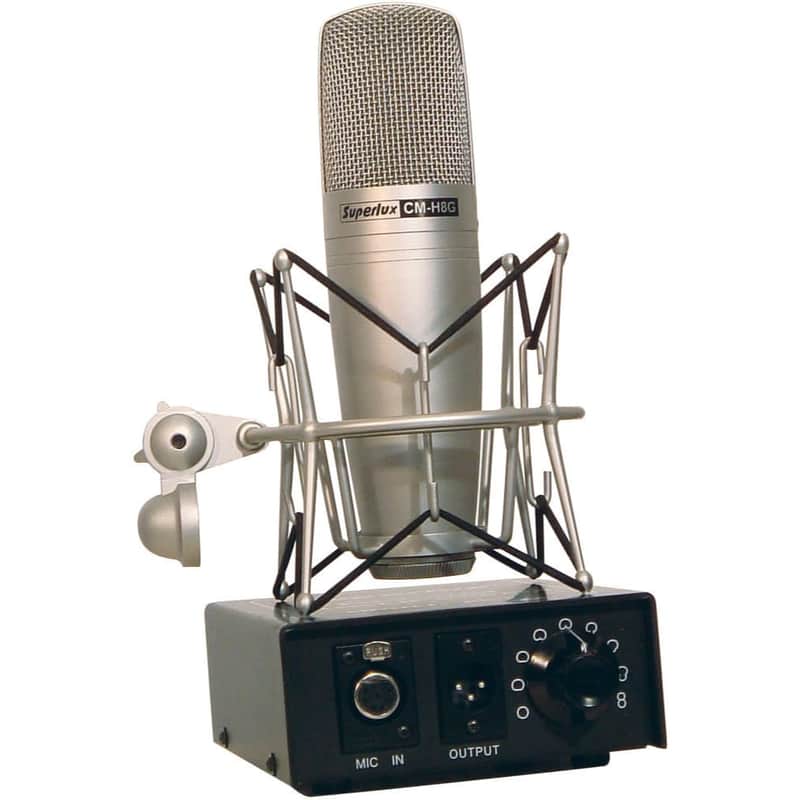 Superlux CM-H8G Tube Condenser Microphone Package image 1