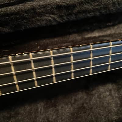 Barrington ntb 332 bass guitar. with midi installed 1990 blue flame image 7