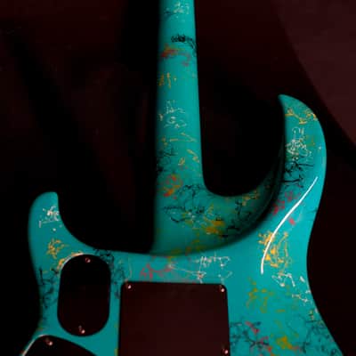 Washburn EC29 1989 - Turquoise image 22