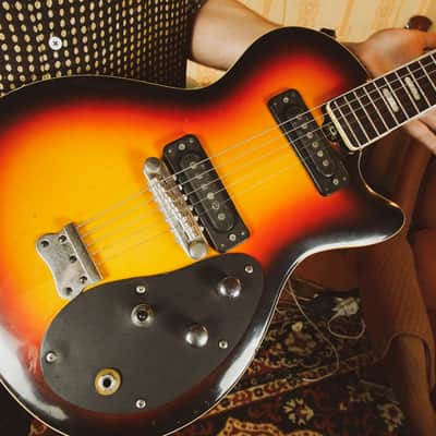 Musima Deluxe 25K GDR Rare Vintage Electric Guitar USSR Les Paul Melody Maker image 4