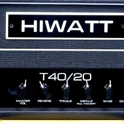 2025 Hiwatt T40/20 All Tube Guiater Amp Head w/ Footswitch! VERY NICE!!! image 4