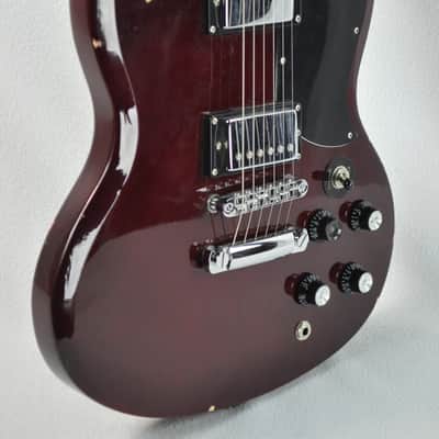 Gibson Baldwin Music Education Signature Series SG Electric Guitar, Wine Red w/ Shuttle Gig Bag image 4