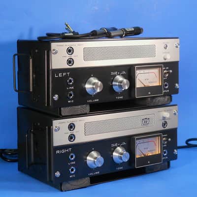 Available SEPT 10 - Matched Stereo Pair Kremer Kraft AKAI 2 M-8 Tube Mic Preamp Tube Direct In Vint.Mic Trans & Custom Case image 3