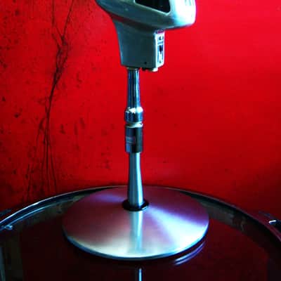 Vintage RARE 1960's Atlas Sound DS9 microphone desk stand w VM-1 vibration mount DS5 DS6 DS7 DS14 Shure Turner RCA image 8
